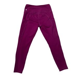 Zella Women's High Waisted Pocket Leggings Size Small‎ Purple Activewear